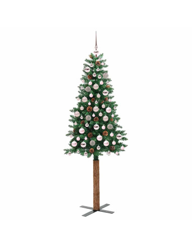Albero di Natale snodato con 300 LED con supporto Verde 180 cm
