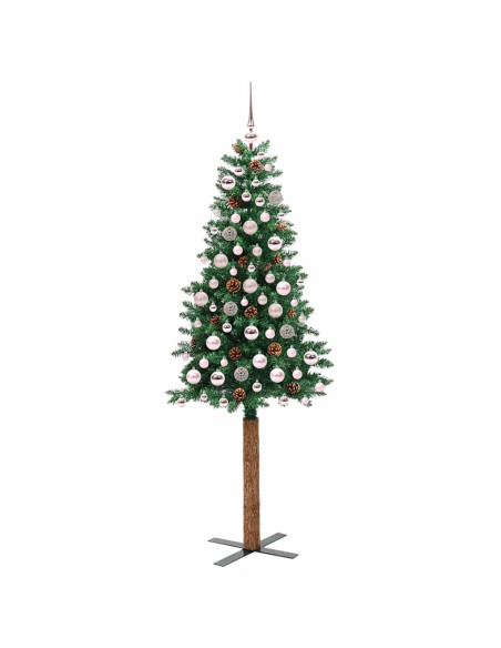 Albero di Natale snodato con 300 LED con supporto Verde 180 cm