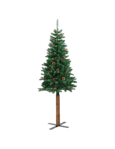 Albero di Natale snodato con 300 LED con supporto Verde 180 cm