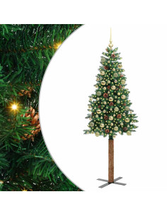 Albero di Natale snodato con 300 LED con supporto Verde 180 cm 2