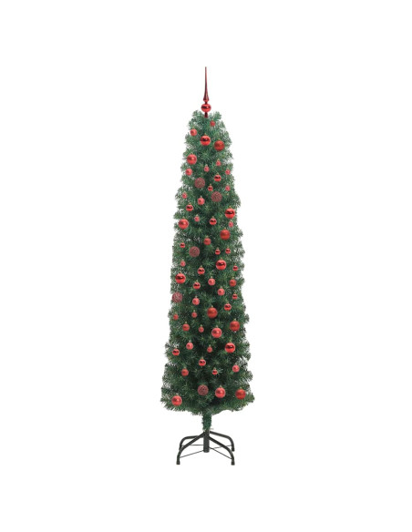 Albero di Natale snodato Verde 180 cm Plastica e metallo