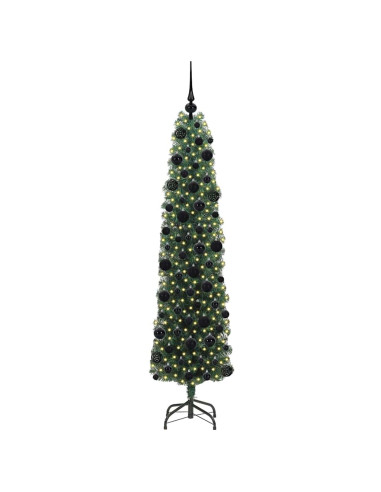 Albero di Natale snodato Verde 180 cm Plastica e metallo