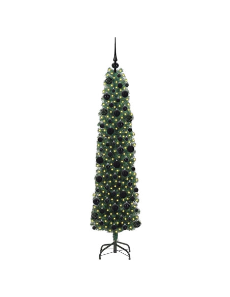 Albero di Natale snodato Verde 180 cm Plastica e metallo