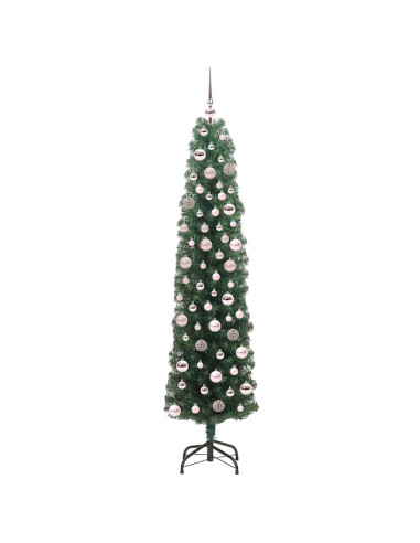 Albero di Natale snodato Verde 180 cm Plastica e metallo