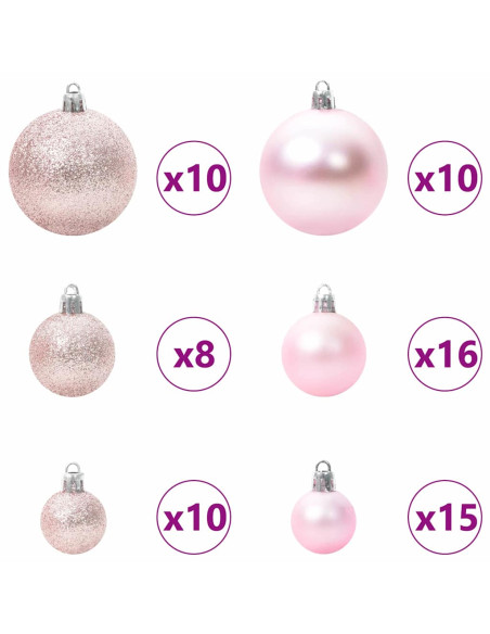 Albero di Natale snodato Verde 180 cm Plastica e metallo