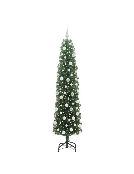 Albero di Natale snodato Verde 180 cm Plastica e metallo