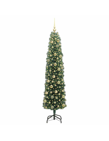 Albero di Natale snodato Verde 180 cm Plastica e metallo