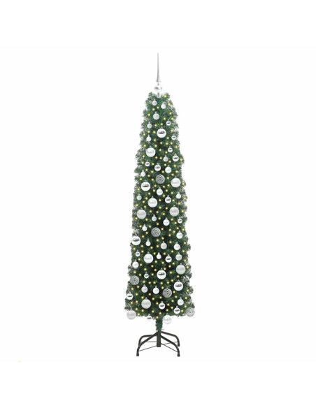 Albero di Natale snodato Verde 180 cm Plastica e metallo