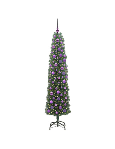 Albero di Natale snodato Verde 180 cm Plastica e metallo