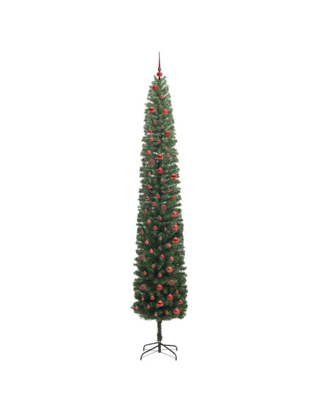 Albero di Natale artificiale with LEDs Verde 300 cm PVC