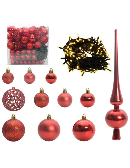 Albero di Natale artificiale with LEDs Verde 300 cm PVC