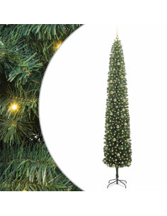 Albero di Natale artificiale con 300 LED Verde 300 cm 2