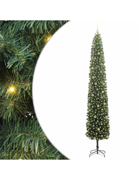Albero di Natale artificiale con 300 LED Verde 300 cm