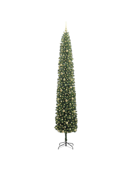 Albero di Natale snodato Verde 300 cm Plastica e metallo