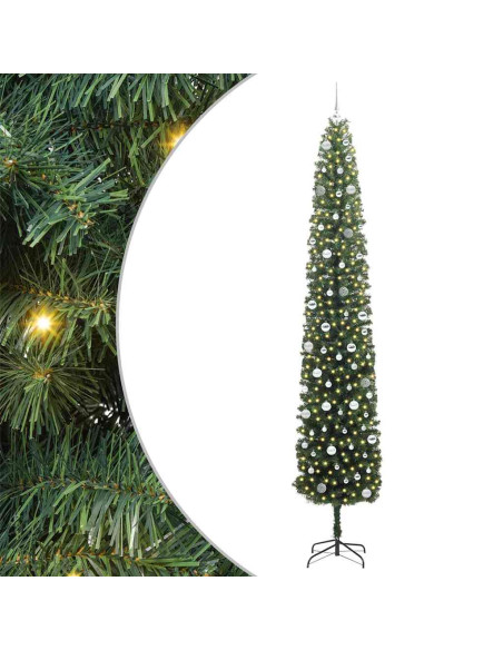 Albero di Natale artificiale con 300 LED Verde 300 cm