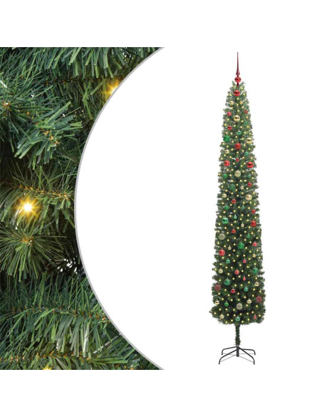 Albero di Natale snodato Verde 300 cm Plastica e metallo
