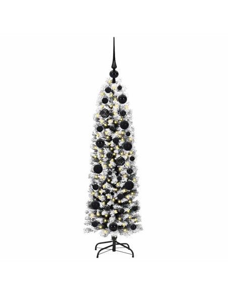 Albero di Natale snodato Verde 120 cm Plastica e metallo