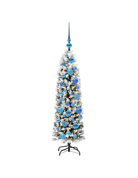 Albero di Natale artificiale con 150 LED Verde 120 cm