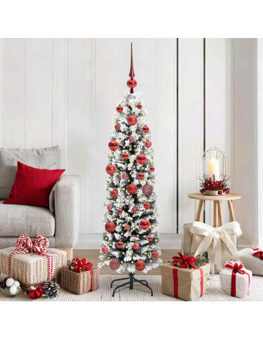 Albero di Natale snodato Verde 150 cm Plastica e metallo