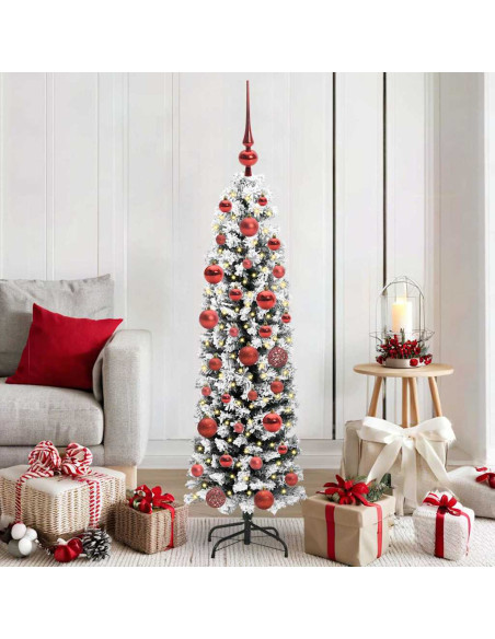 Albero di Natale snodato Verde 150 cm Plastica e metallo
