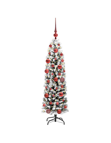 Albero di Natale snodato Verde 150 cm Plastica e metallo