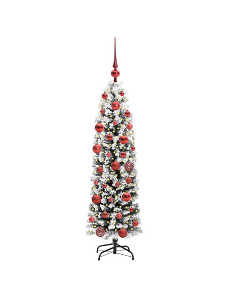 Albero di Natale snodato Verde 150 cm Plastica e metallo