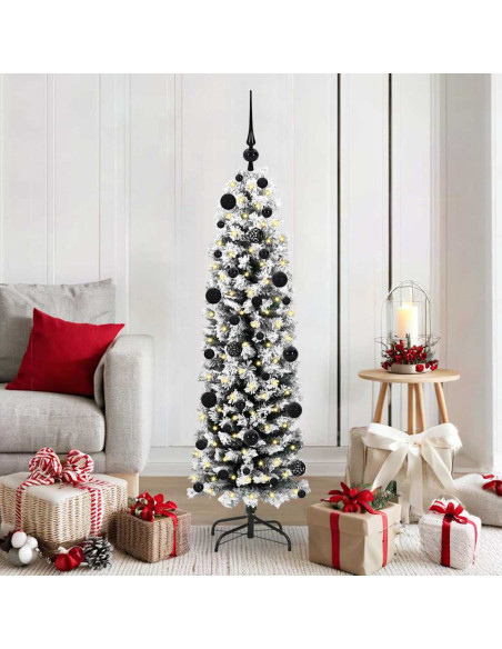 Albero di Natale snodato Verde 150 cm Plastica e metallo