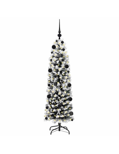 Albero di Natale snodato Verde 150 cm Plastica e metallo