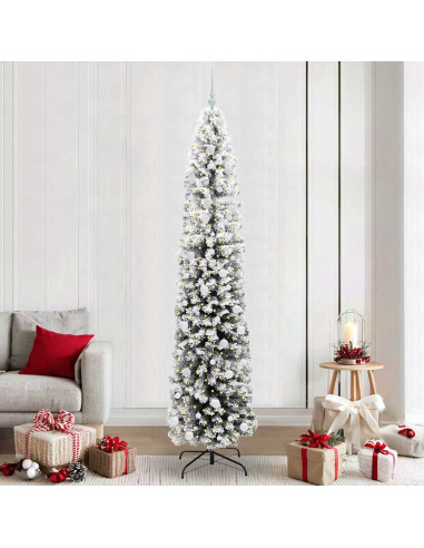 Albero di Natale snodato Verde 240 cm Plastica e metallo