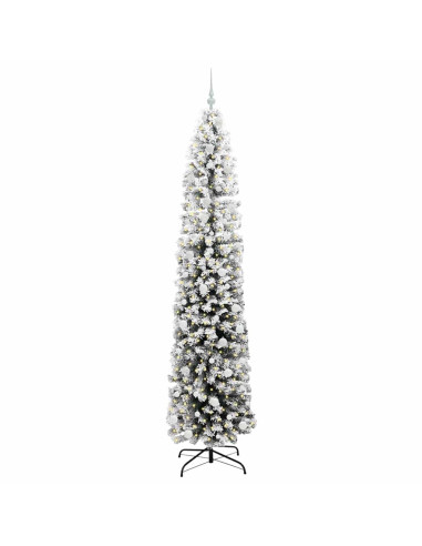 Albero di Natale snodato Verde 240 cm Plastica e metallo