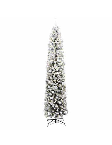 Albero di Natale snodato Verde 240 cm Plastica e metallo