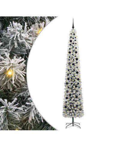Albero di Natale snodato Verde 270 cm Plastica e metallo