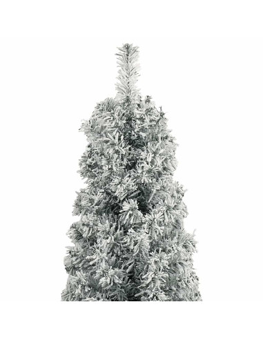 Albero di Natale artificiale Verde e bianco 270 cm PVC