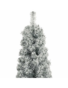 Albero di Natale artificiale Verde e bianco 300 cm PVC 2