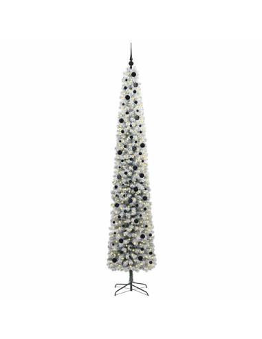 Albero di Natale artificiale Verde e bianco 300 cm PVC