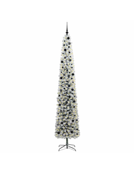 Albero di Natale artificiale Verde e bianco 300 cm PVC