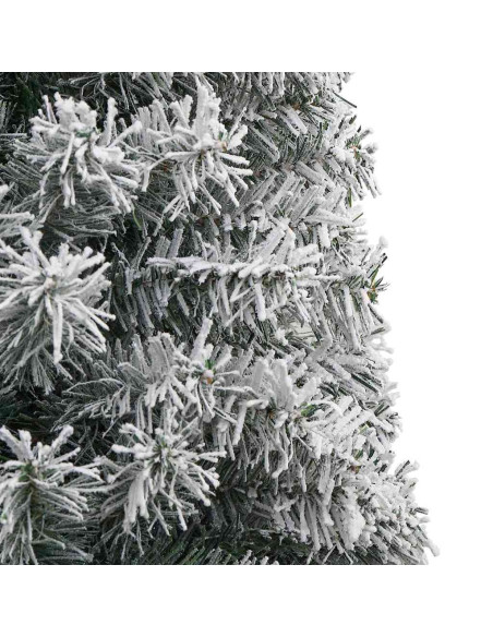Albero di Natale artificiale Verde e bianco 300 cm PVC