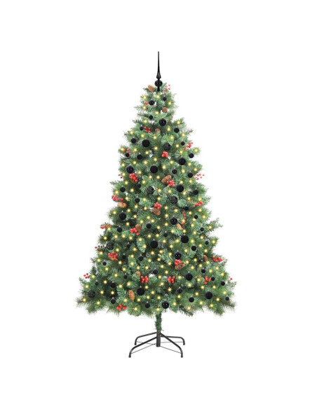 Albero di Natale artificiale Verde 240 cm PVC e Metallo