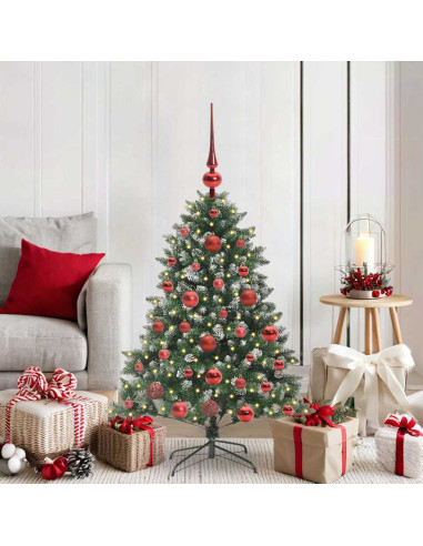 Albero di Natale artificiale con 150 LED Verde 85 x 85 x 120 cm