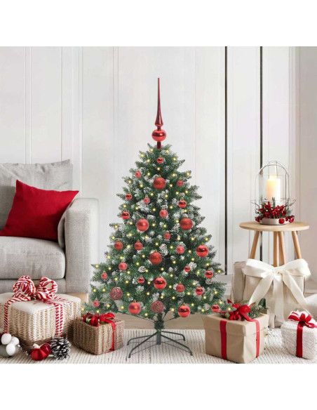 Albero di Natale artificiale con 150 LED Verde 85 x 85 x 120 cm