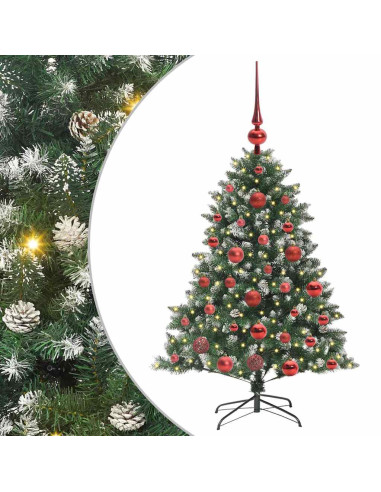 Albero di Natale artificiale con 150 LED Verde 85 x 85 x 120 cm