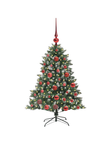 Albero di Natale artificiale con 150 LED Verde 85 x 85 x 120 cm