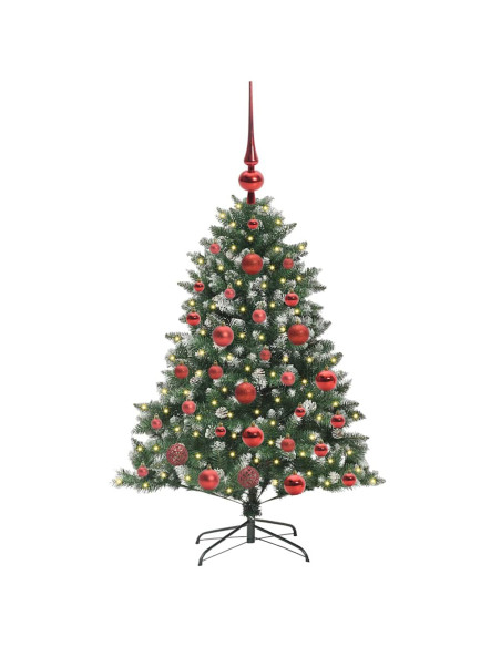 Albero di Natale artificiale con 150 LED Verde 85 x 85 x 120 cm