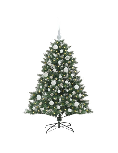 Albero di Natale artificiale con 150 LED Verde 85 x 85 x 120 cm