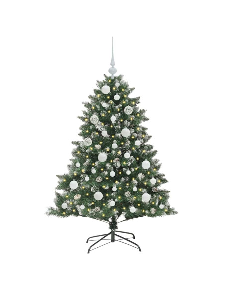 Albero di Natale artificiale con 150 LED Verde 85 x 85 x 120 cm