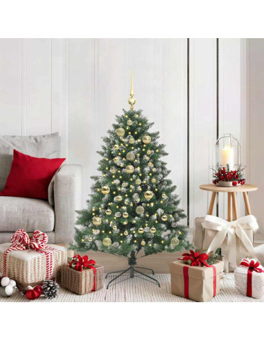 Albero di Natale artificiale con 150 LED Verde 85 x 85 x 120 cm