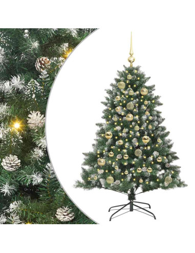 Albero di Natale artificiale con 150 LED Verde 85 x 85 x 120 cm