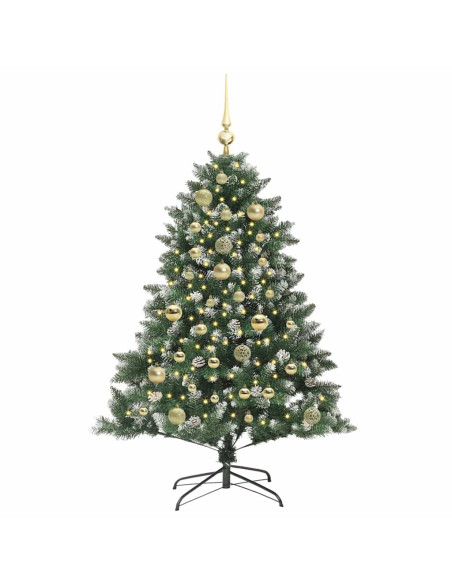 Albero di Natale artificiale con 150 LED Verde 85 x 85 x 120 cm