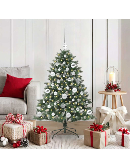 Albero di Natale artificiale con 150 LED Verde 85 x 85 x 120 cm