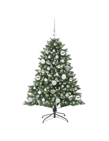 Albero di Natale artificiale con 150 LED Verde 85 x 85 x 120 cm